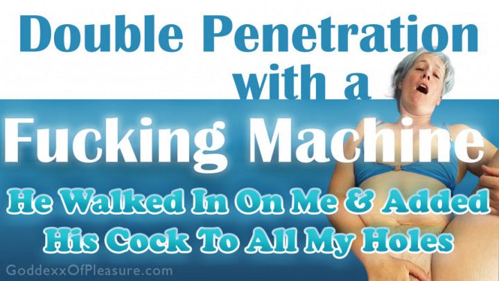 Double Penetration with Fucking Machine