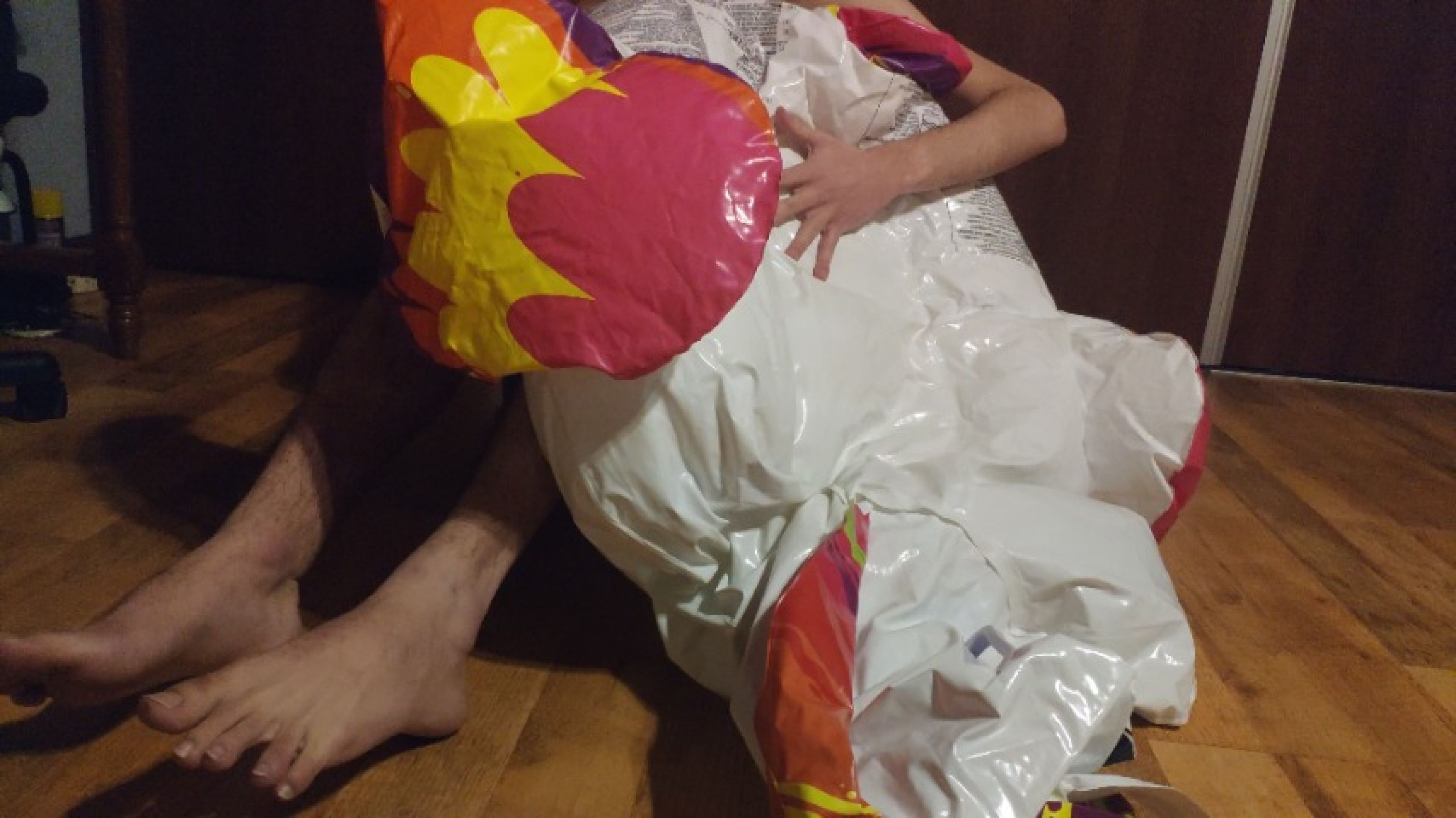 Blowing Up my Inflatable Unicorn