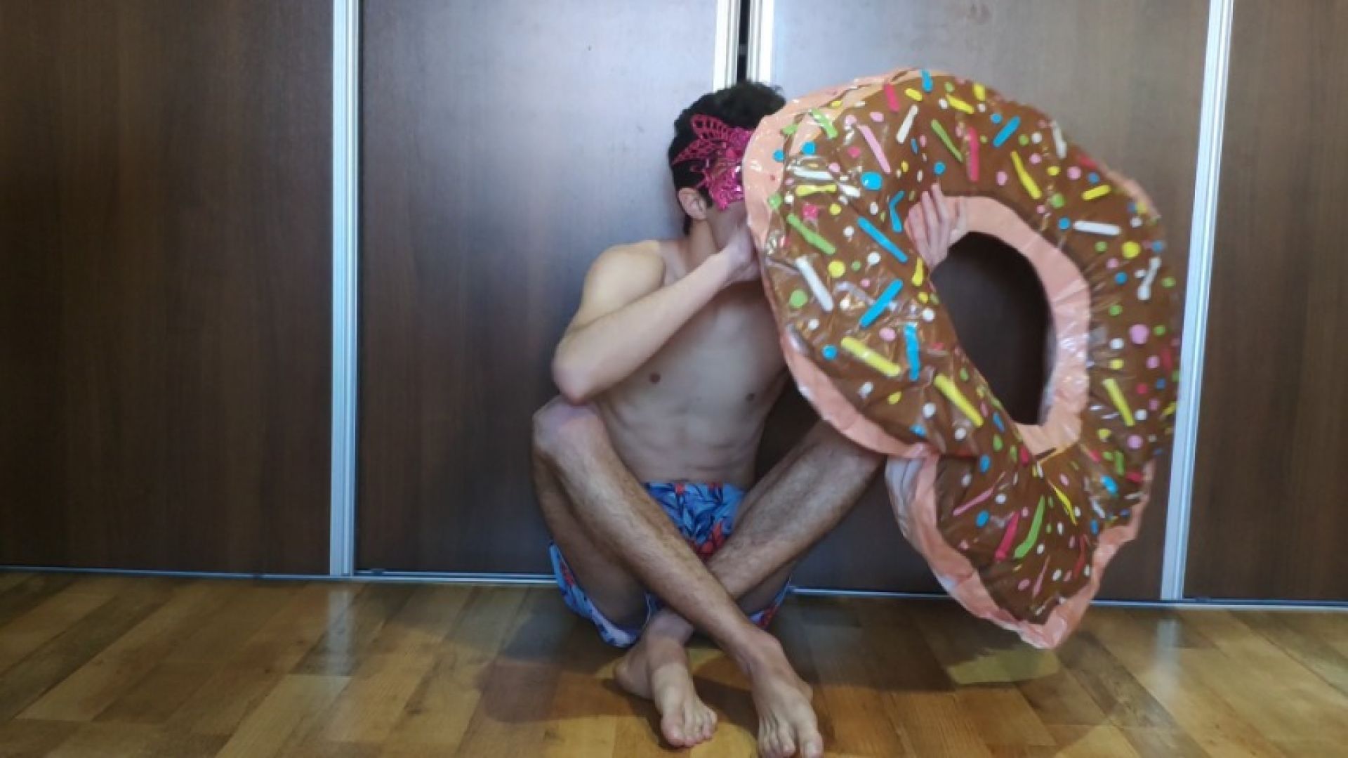 Blowing Up my Inflatable Donut