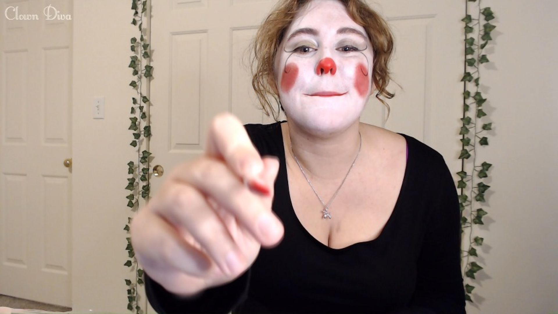 Clown does your makeup