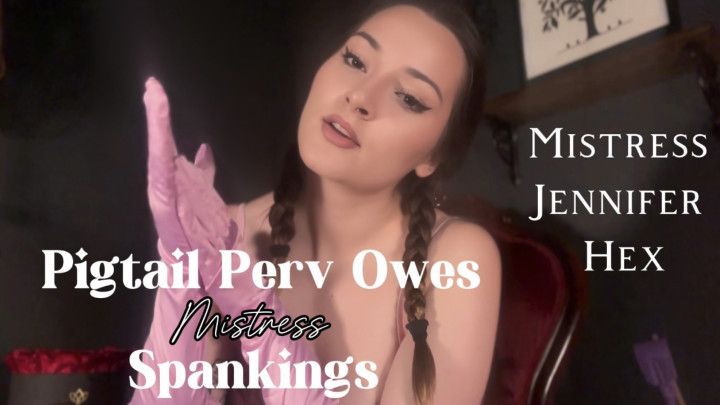 Evil Innocence [Pigtail Perv Owes Mistress Spankings