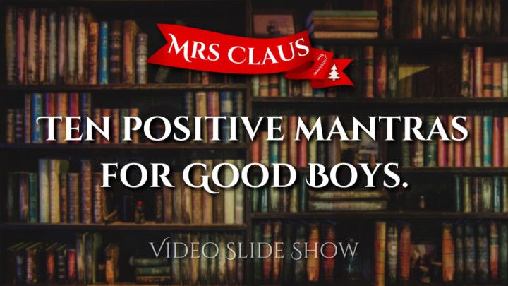 10 Positive Mantras for Good Boys - Video Slideshow