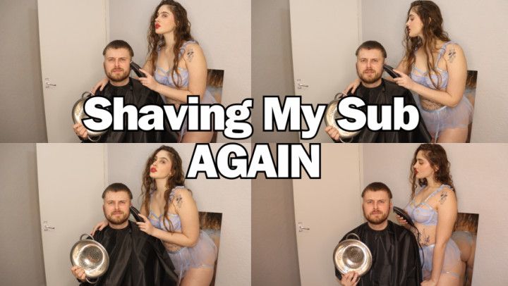 Shaving My Sub With A Bowl