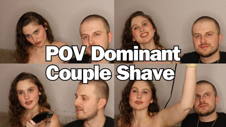 POV Dominant Couple Tease - Hair Fetish