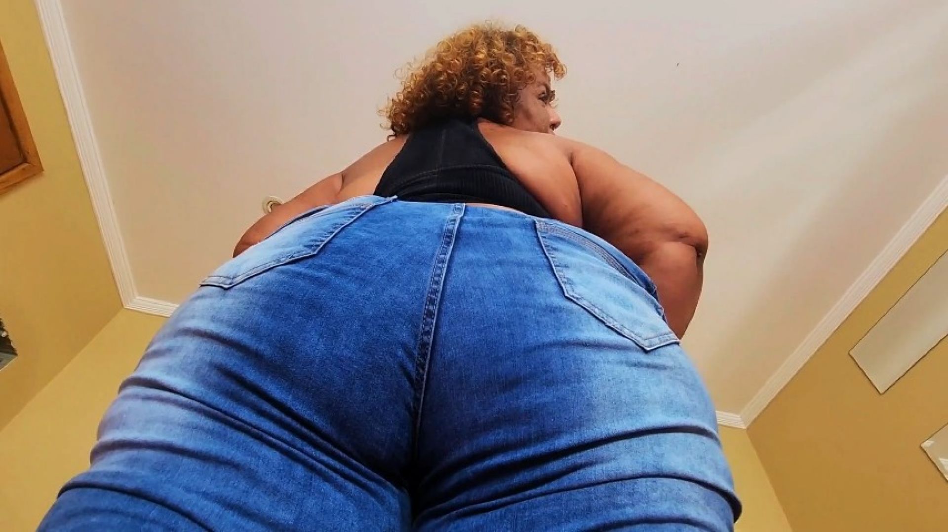 Farting POV new bbw in jeans,  part 2