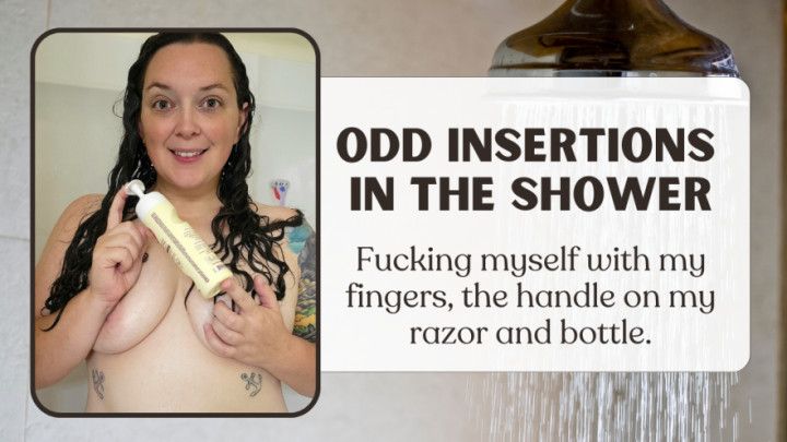 Odd insertions in the shower