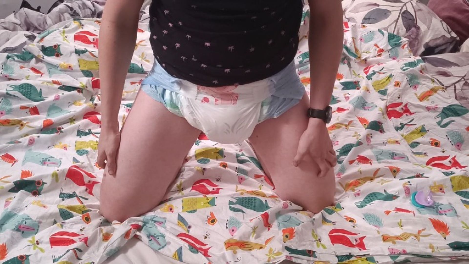 Getting diapered on Sunday