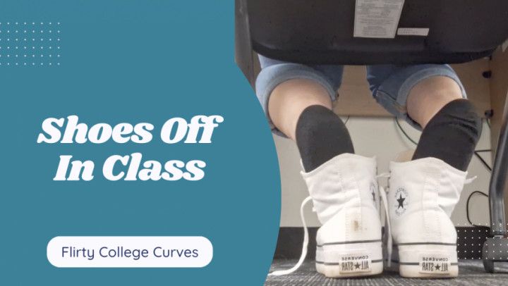 Shoes Off in College Class