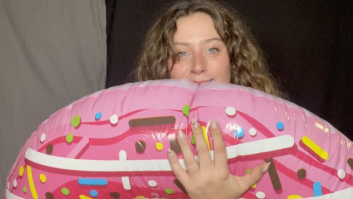 inflating my inflatable donut