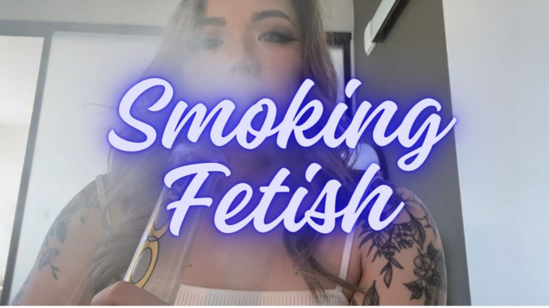 smoking fetish - asian girl