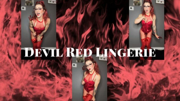 Devil Red Lingerie