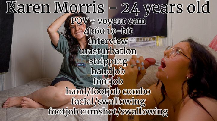 Karen Morris - full first video - two cams