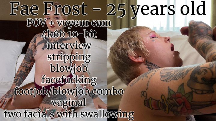 Fae Frost - full first video - two cams