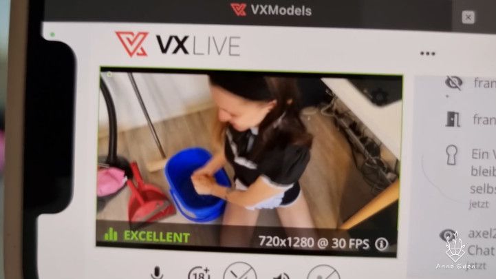 Maid's Live Show Sex Session - PART 1