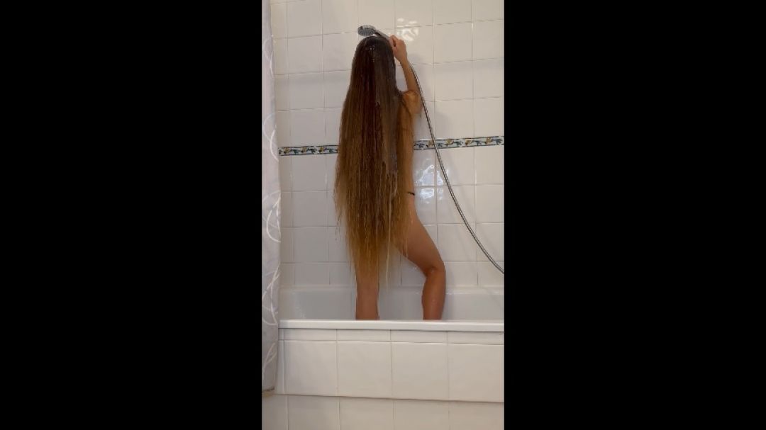 Washing my long hair