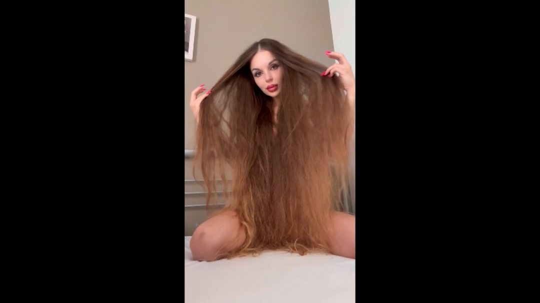 Long hair naughty girl