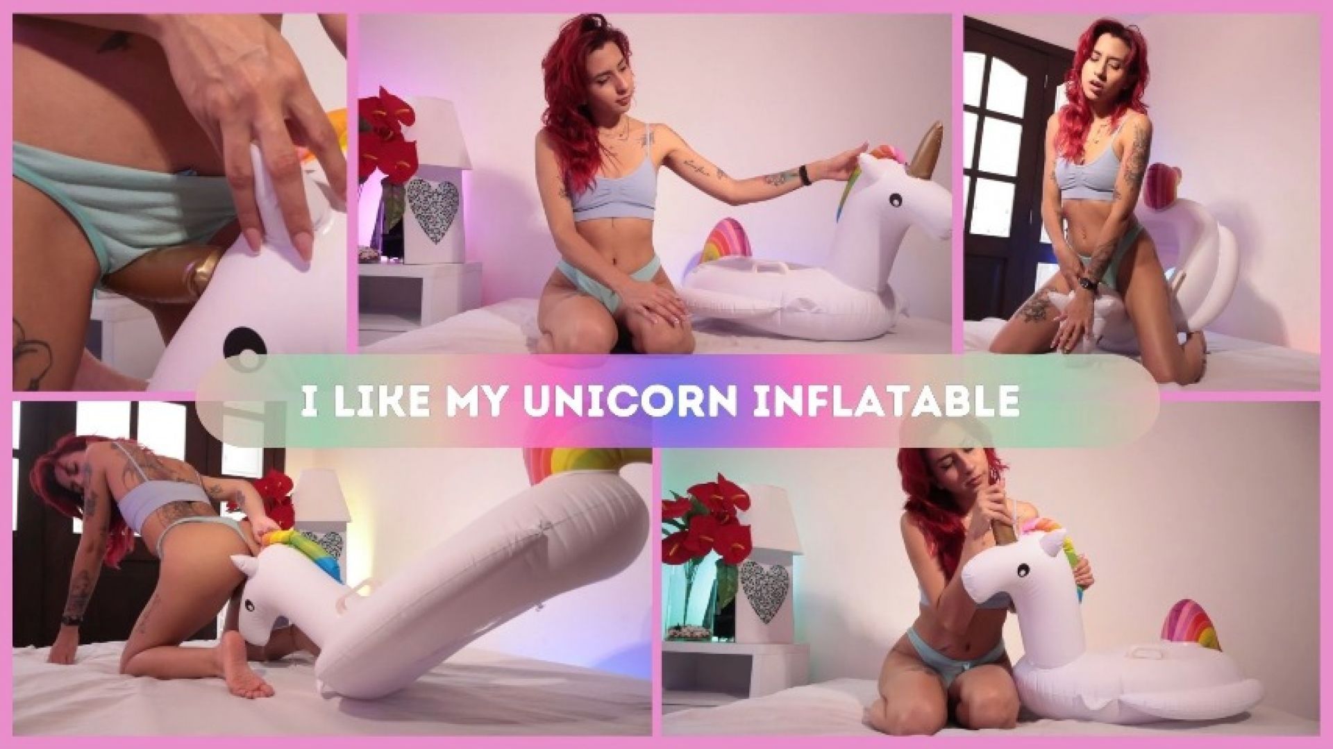 I like my inflatable unicorn