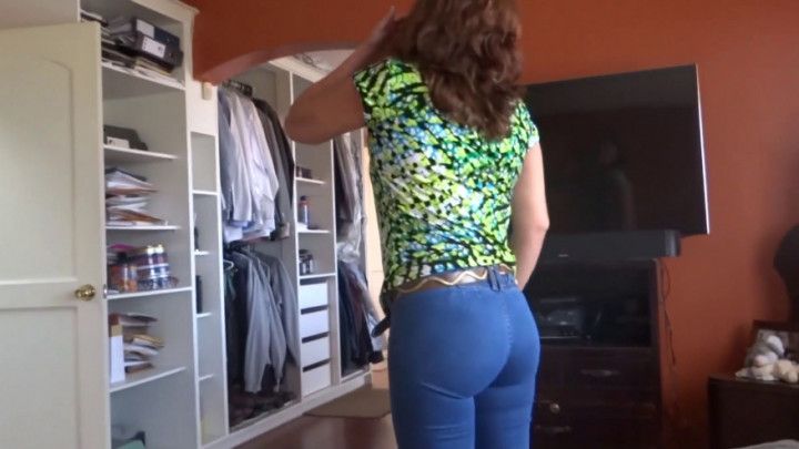 Stepson can't stand seeing my ass in jeans and we end up hav