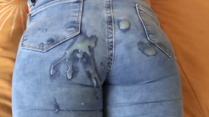 Two big cumshots in my ass, I love pulling up my jeans so st