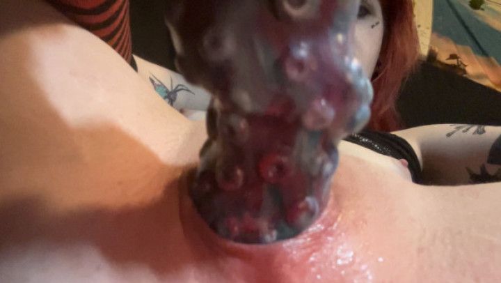 Goth Girl Gets Gaped by Tentacled Beast