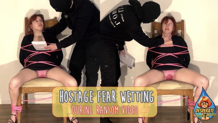 Hostage FEAR WETTING during ransom video