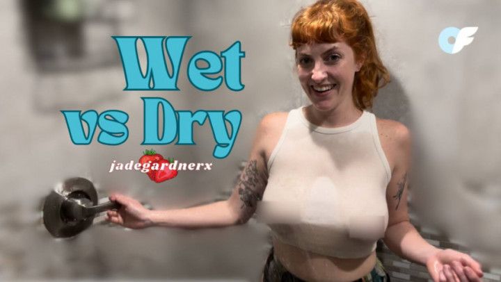 Wet vs Dry T-Shirt Try On