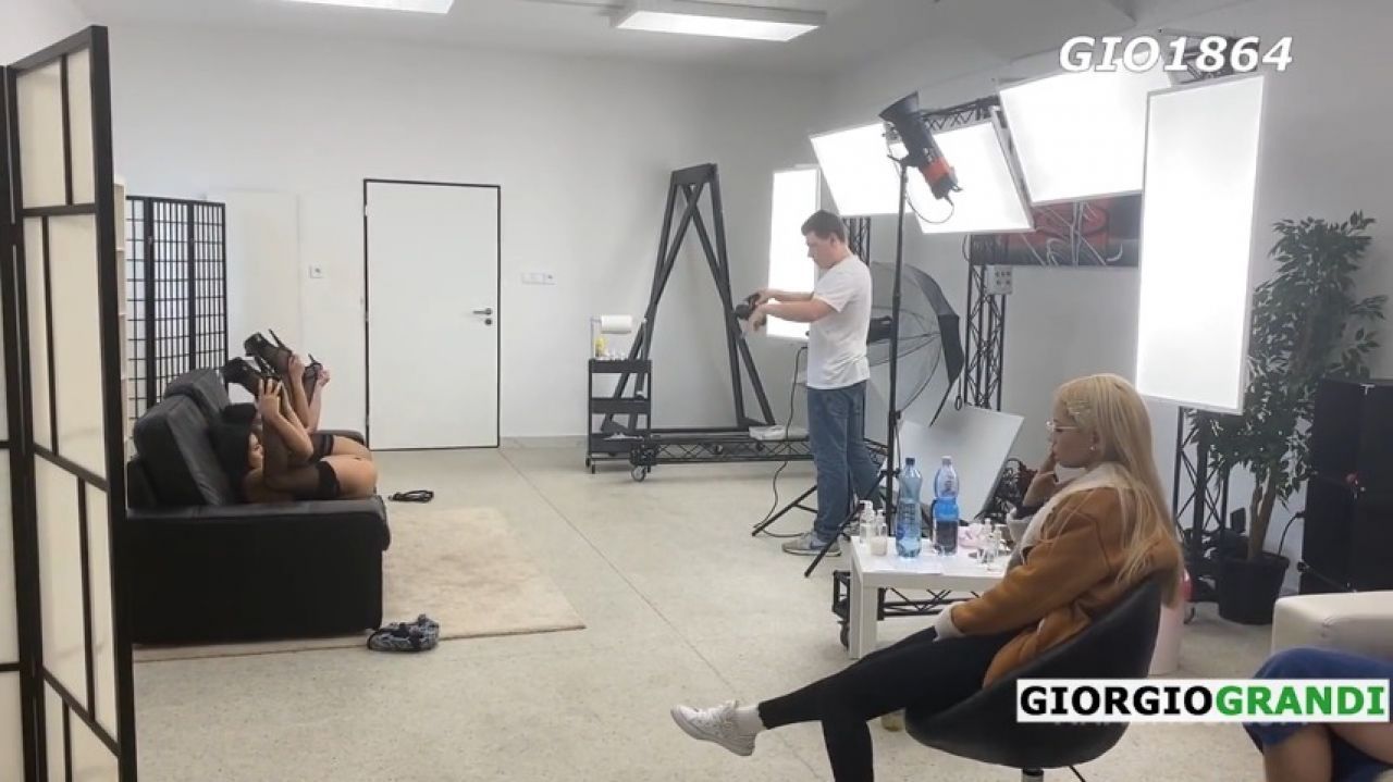 Behind the scenes #6, real backstage from porn movies