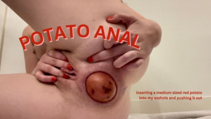 Potato Anal Insertion