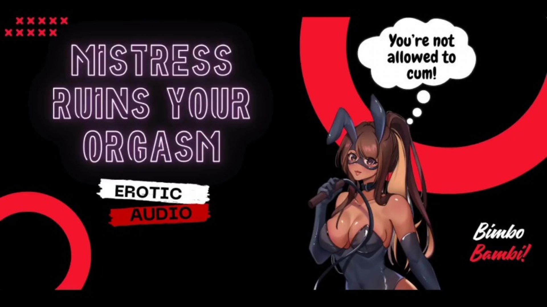 Mistress ruins your orgasm Audio Only