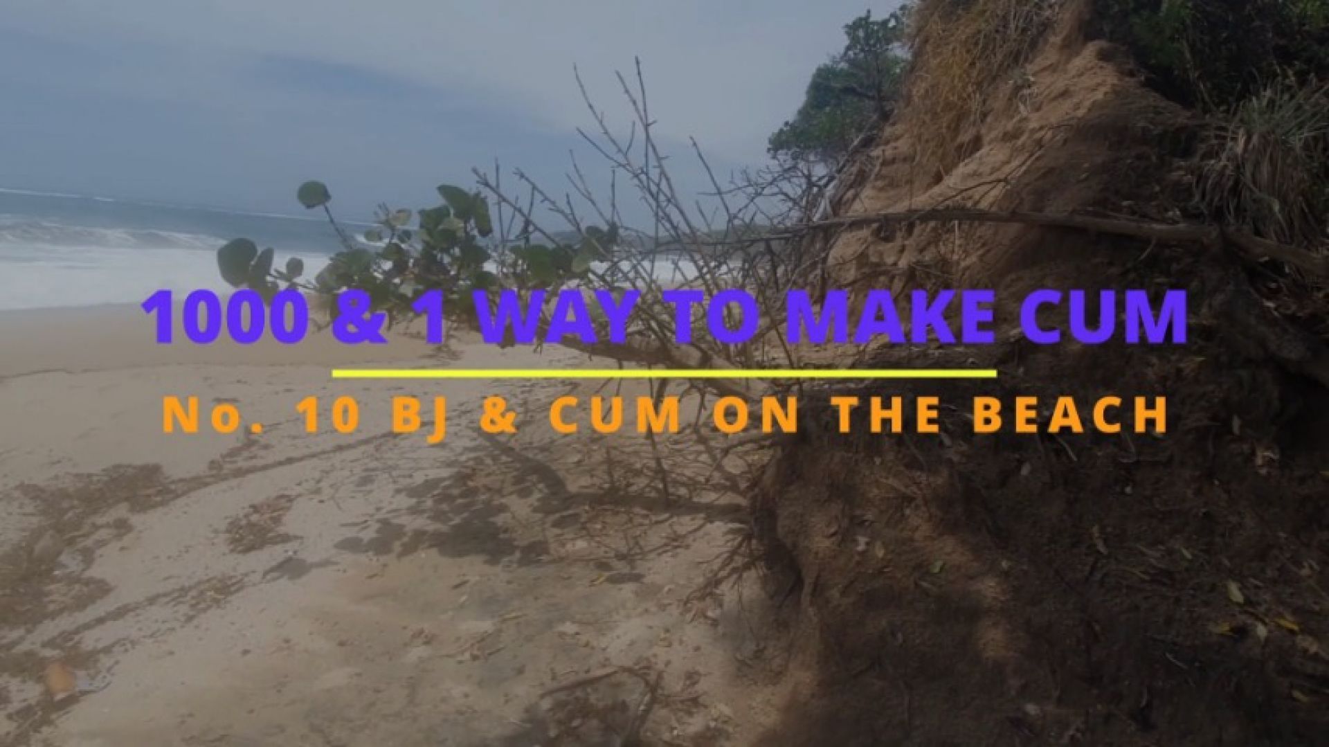 1000 &amp; 1 WAY TO MAKE CUM - No. 10 BJ &amp; CUM ON THE BEACH