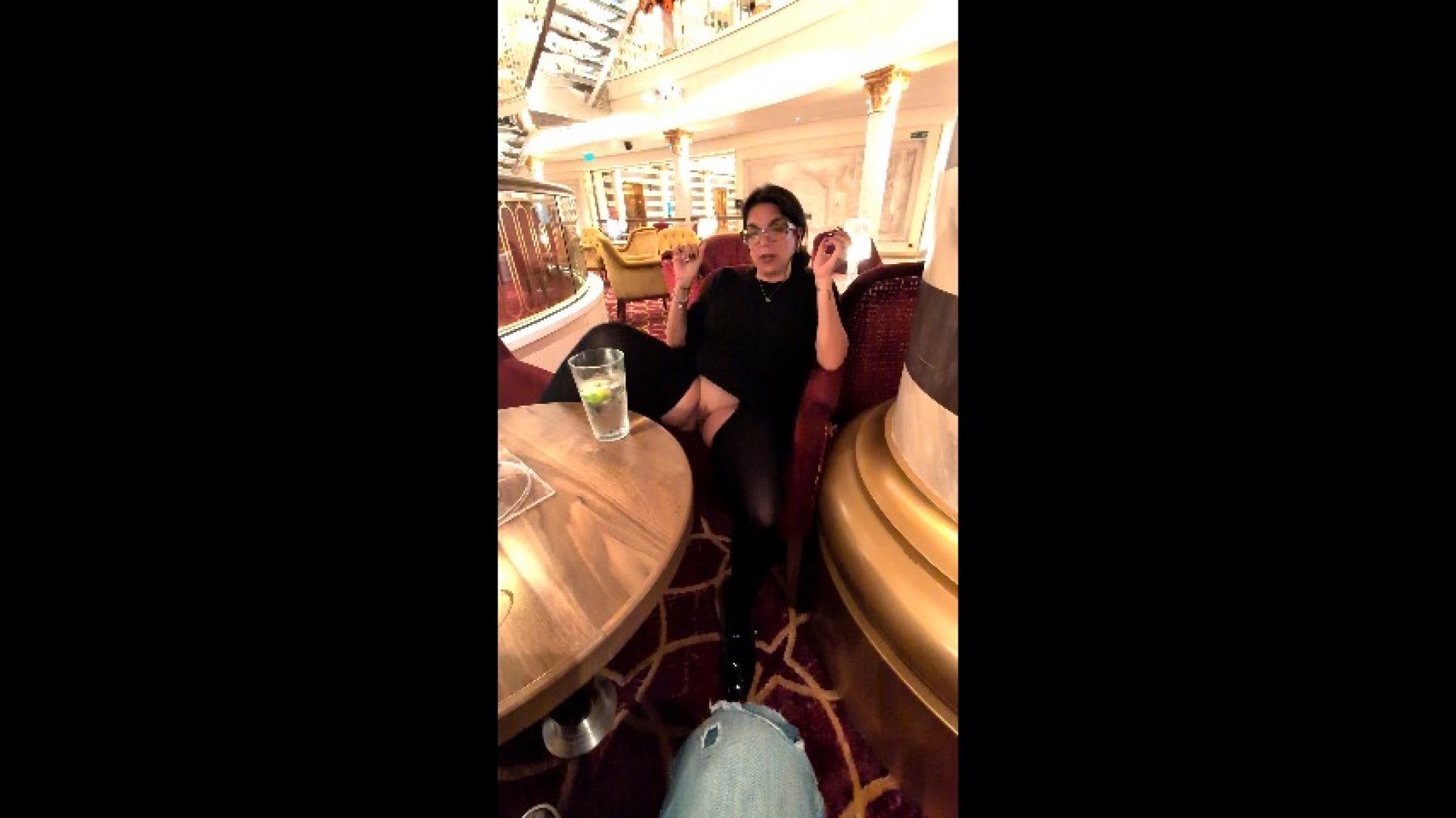 Flashing my pussy and more on a cruise ship