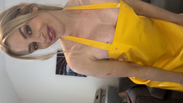 Latex Apron slut fetish