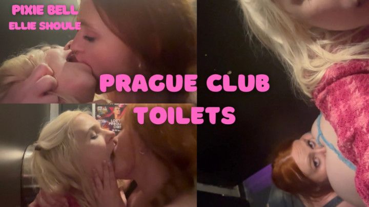 Pixie and Ellie in the toilets