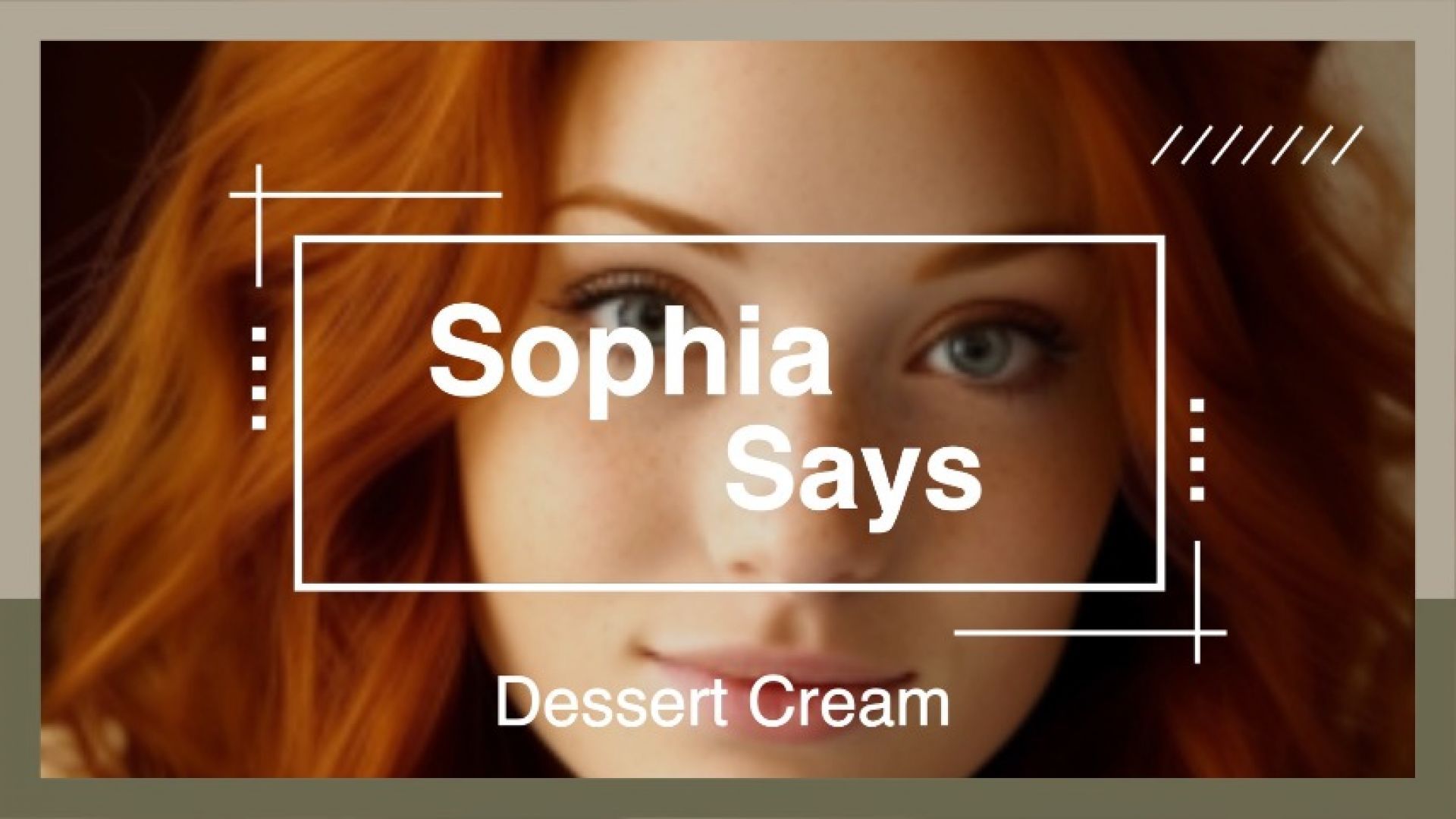 Sophia Says - Dessert Cream Encouraging CEI with Cum Play
