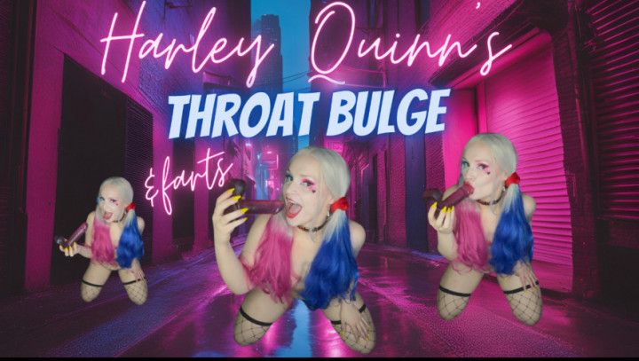 Harley Quinn Throat Bulge &amp; Farts