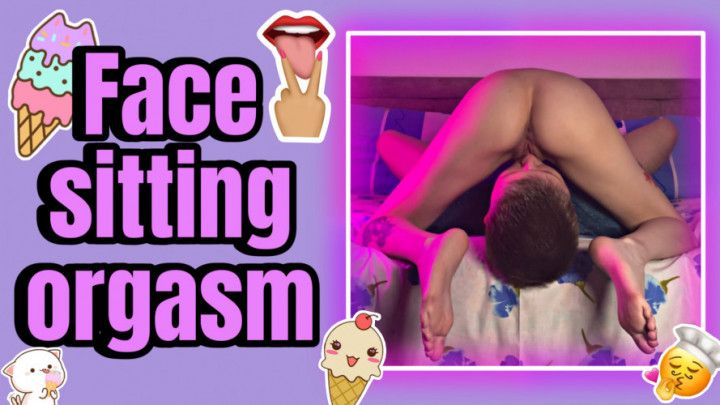 Face sitting and pussy eating orgasm | Cunnilingus | 69