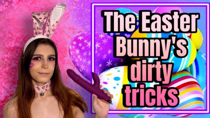 The easter bunny's dirty tricks | Masturbation with dildo