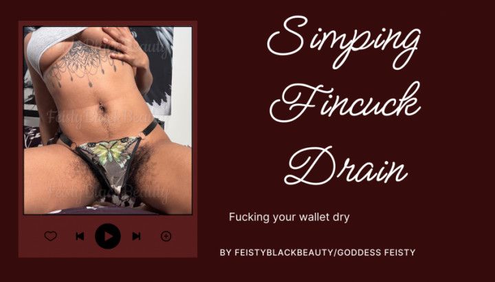 Ebony Goddess Drains the Weak Leaking Fincuck - Audio Findom