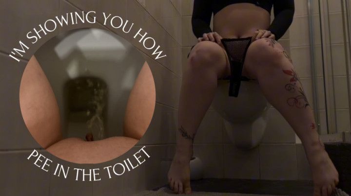 PEE IN THE TOILET