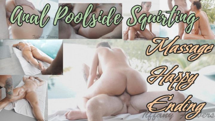 HOTTEST MILF Oiled Massage HUGE Squirt ANAL FUCK Poolside