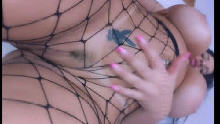 fishnet stocking masturbation fetish