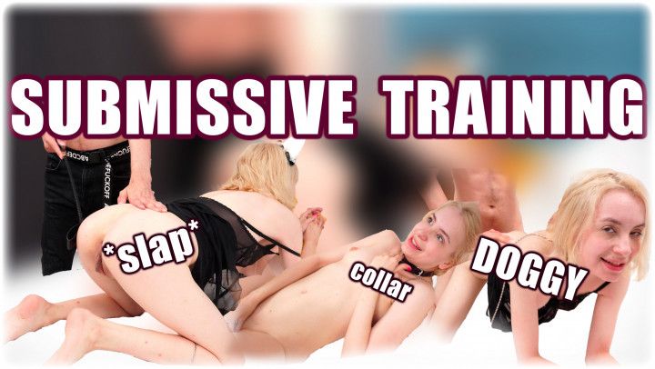 SUBMISSIVE TRAINING | BDSM SEX WITH HORNY SKINNY BLONDE