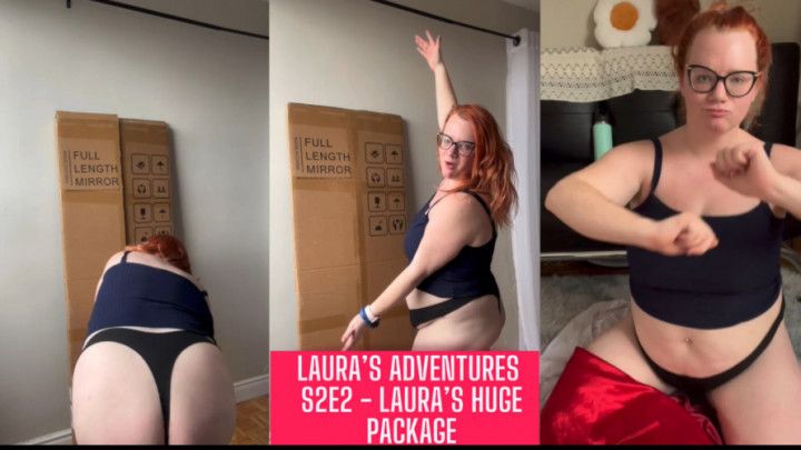 BBW Milf Laura Leslie Porn Vlog S2E2 - Laura's HUGE Package