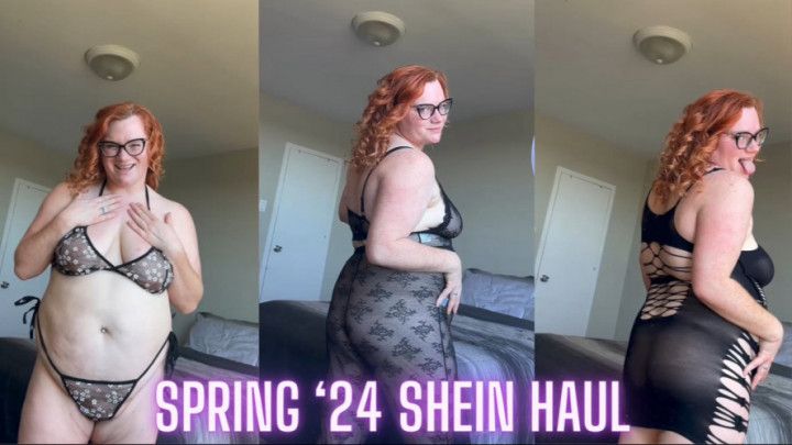 BBW Milf With Big Boobs Shares SHEIN Lingerie Haul