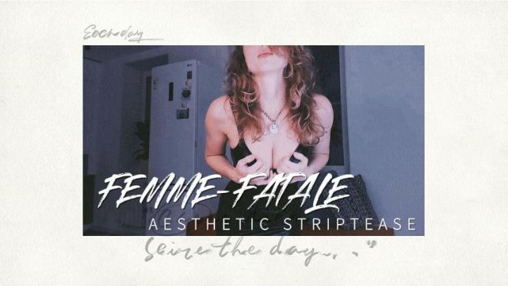 Femme Fatale. Smoking and Dancing