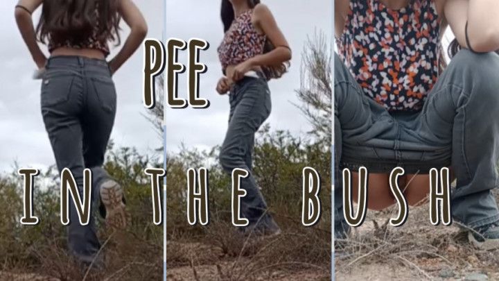 Pee in the bush