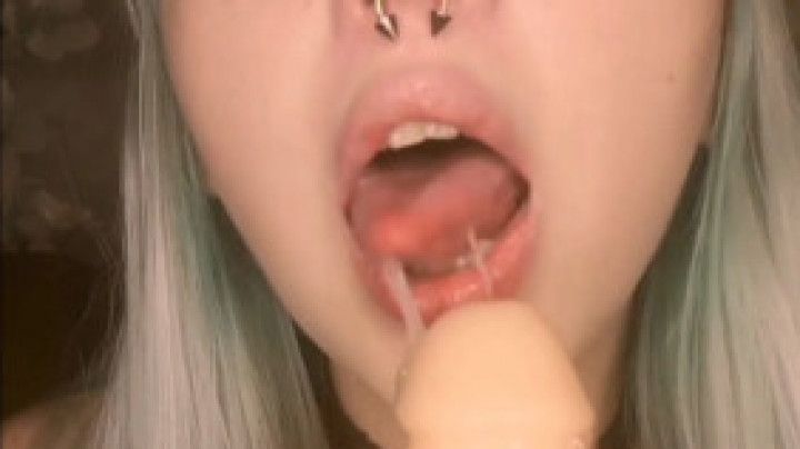 dildo blowjob