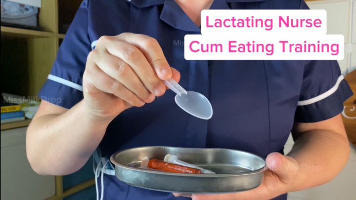 Lactating Nurse: Cum Eating Training