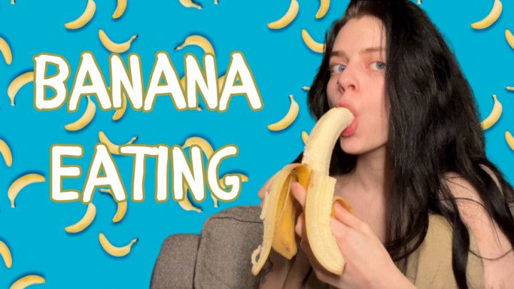 Banana eating