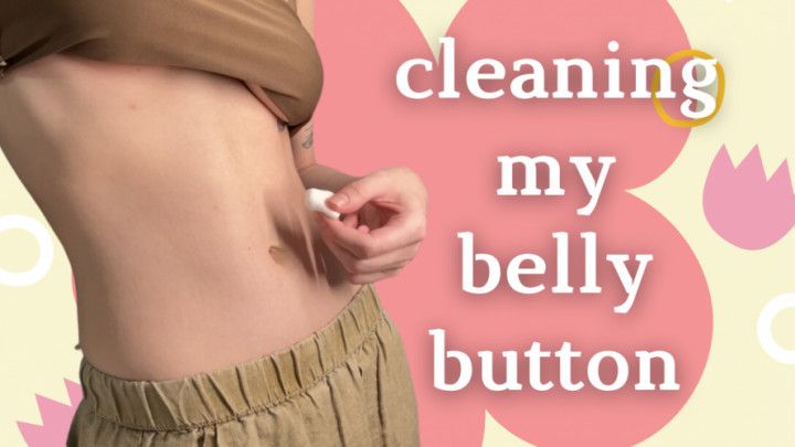 Cleaning my belly button